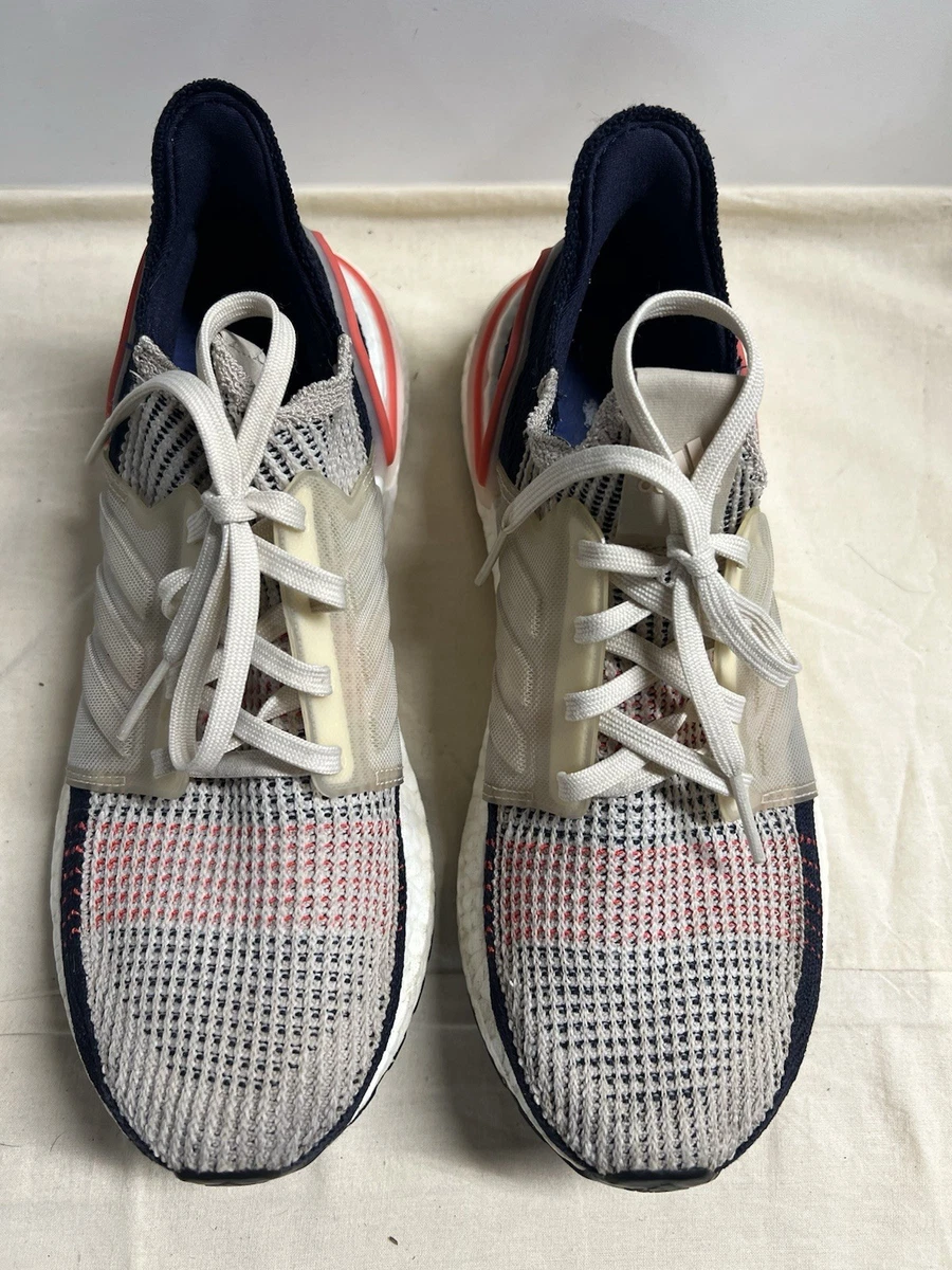 adidas UltraBoost 19 White Blue | eBay