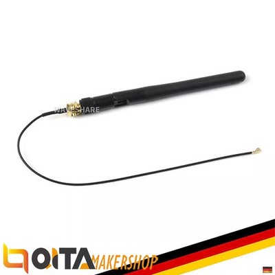 WaveShare Antenna für Raspberry Pi Compute Module 4 CM4,  2.4G/5G WiFi, 18944
