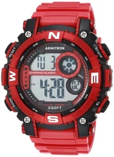 Sport Men's Digital Chronograph Resin Strap Watch, 40/8284