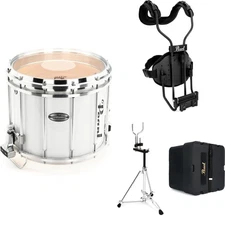 Pearl Championship Maple FFX Marching Snare Drum, Marching Snare Stand, and Drum