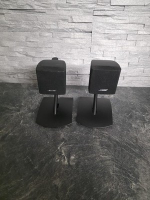 2x Bose Singlecube Lautsprecher Boxen Acoustimass mit Ständer 100% Ok