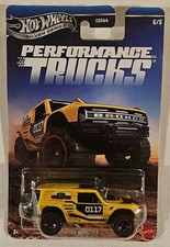 2026 Hot Wheels Ford Bronco R Yellow Performance Trucks 5/5 Silver Series
