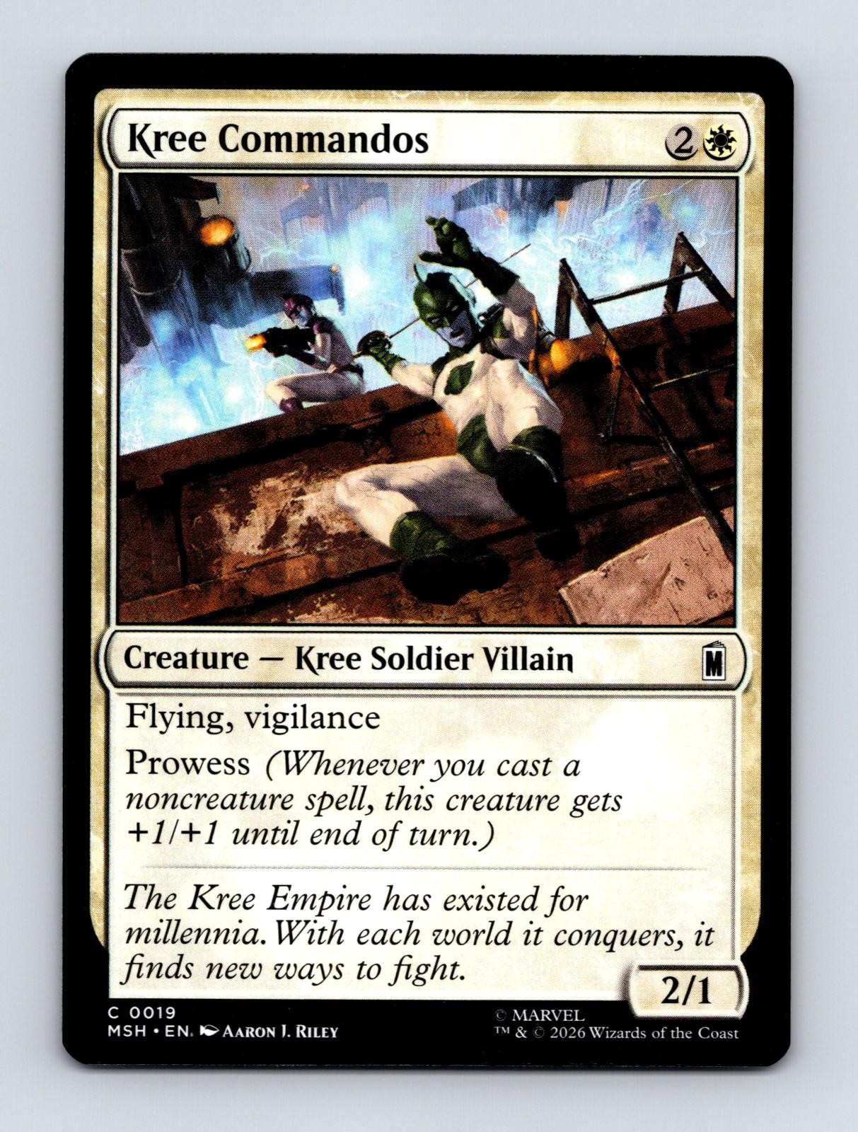 KREE COMMANDOS 19 COMMON MARVEL SUPER HEROES MAGIC: THE GATHERING LP
