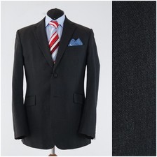 Mens TIGER OF SWEDEN Blazer 42L US Size Black Wool Sport Coat Jacket