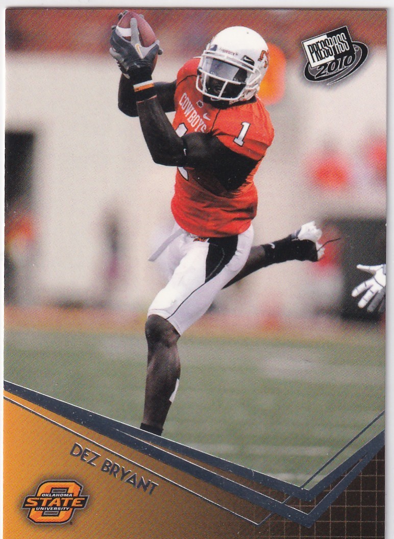 2010 PRESS PASS #29 DEZ BRYANT- DALLAS COWBOYS