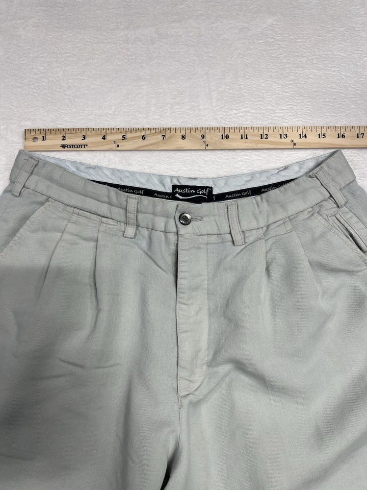 Pantalones cortos de golf Austin para hombre talla 36 - Pantalones cortos de golf - Pantalones cortos para hombre - Pantalones cortos grises para hombre " Foto 4 de 4