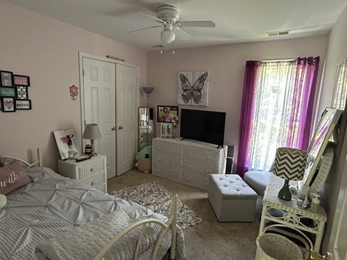 White 6pc Rattan girls bedroom set