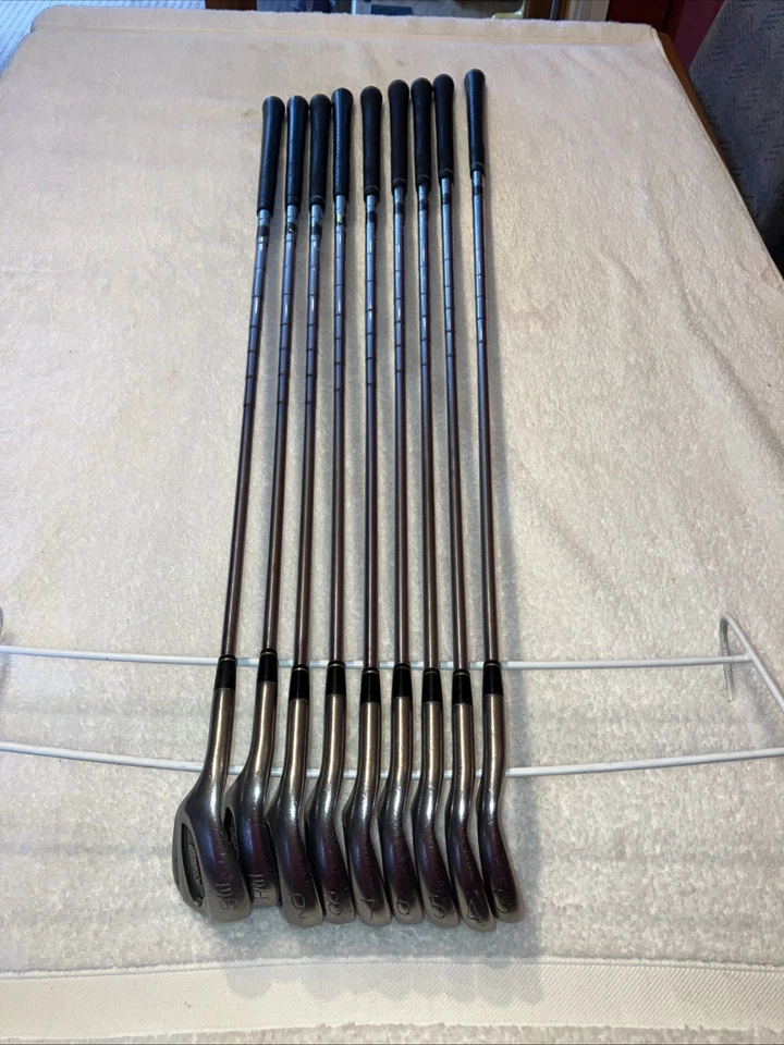 Maruman VERITY21 3-9 Irons Sw Pw Golf Club Left Handed Reg Steel Golf Pride Grip - Image 2 of 4