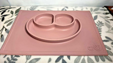 EZPZ Happy Mat  Silicone Suction Plate Placemat for Toddlers  Babies BPA-Free
