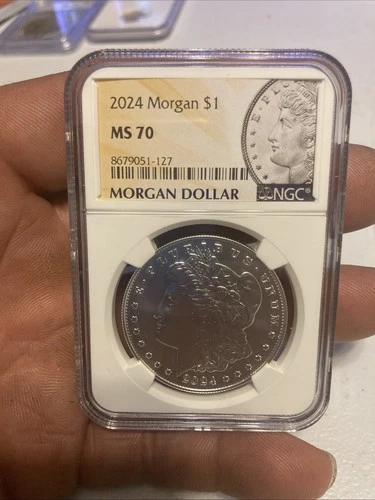2024 $1 Silver Morgan Dollar MS70 NGC