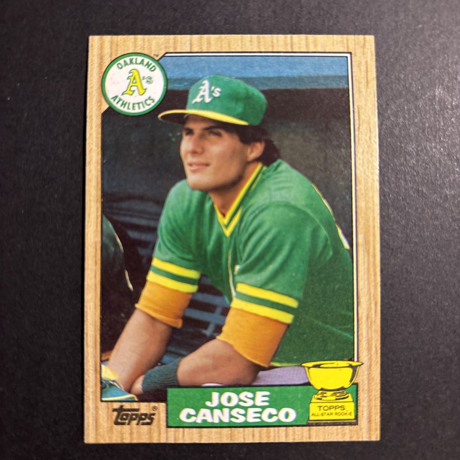 1987 Topps - Jose Canseco #620 A’s Free Shipping MLB Baseball