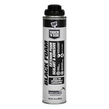 TOUCH 'N SEAL 7565029813 Gun Foam,Black,24 oz 444A75