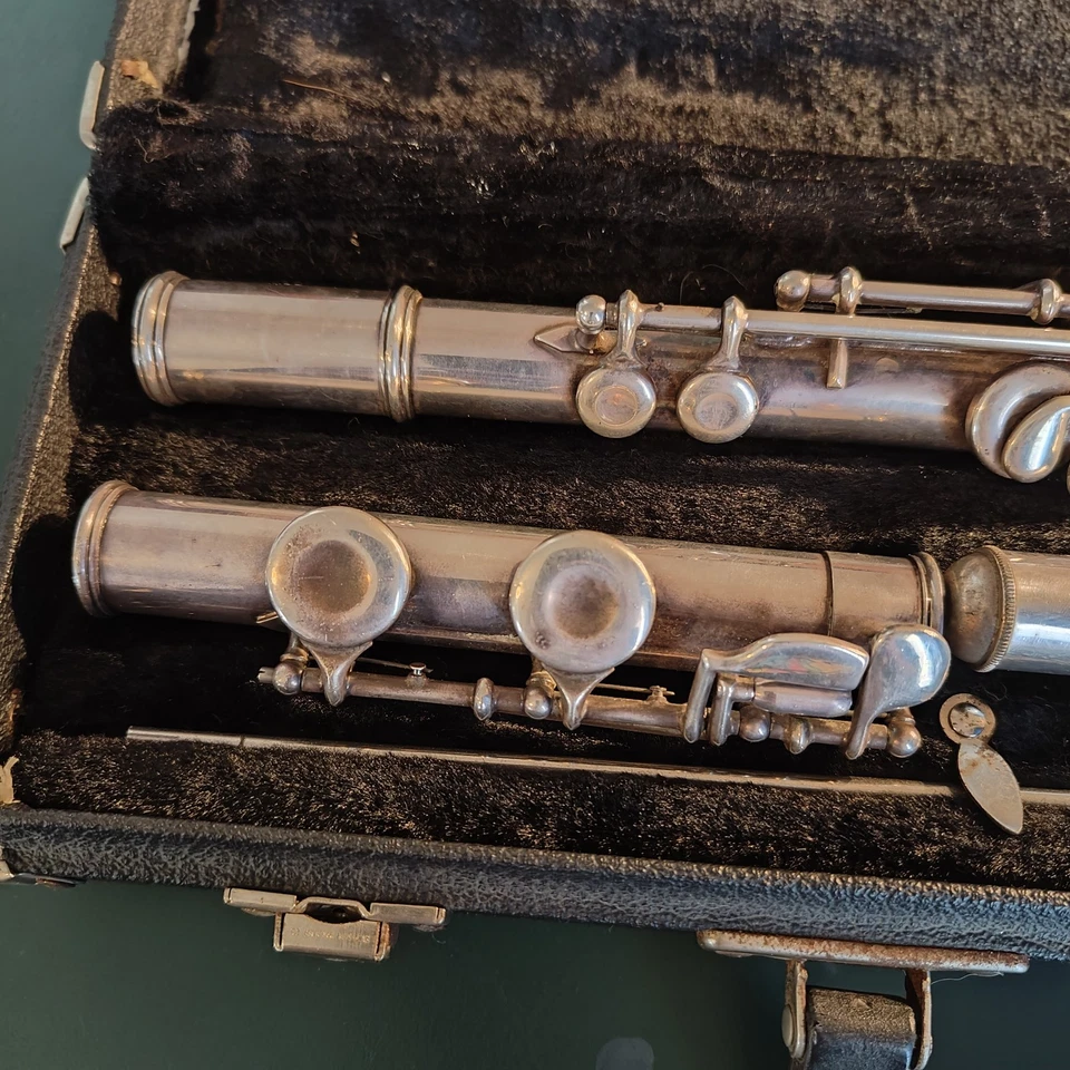 Flauta Haynes 1969 - Schwelm Co 372871 - enchapada Foto 2 de 4