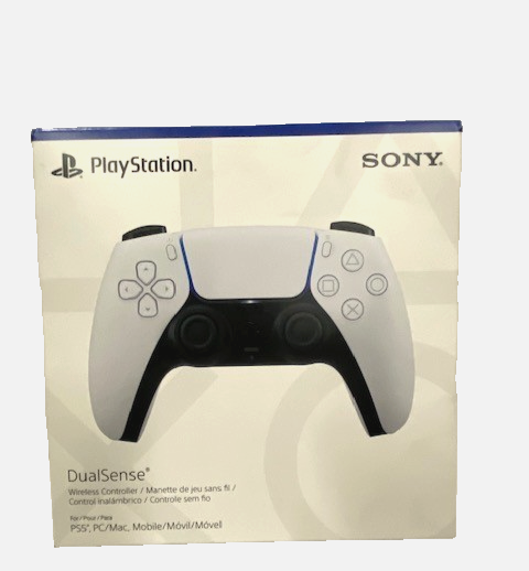 Sony PlayStation 5 DualSense Wireless Controller, Bluetooth, White