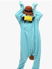 Perry the Platypus Adult Pajama Costume - Small - New with tags