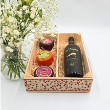 EMPTY Christmas Gift Hamper, Empty Wine Box, Make Your Own Hamper Kit, Gift Box