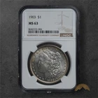 1903 Silver Morgan Dollar $1 - NGC MS63 - Philadelphia