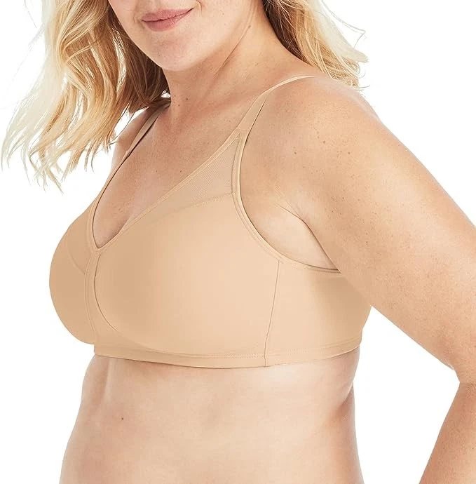 Sujetador minimizador sin aros suavizante Playtex 18 horas para mujer #4697 DESNUDO talla 36DD Foto 2 de 4