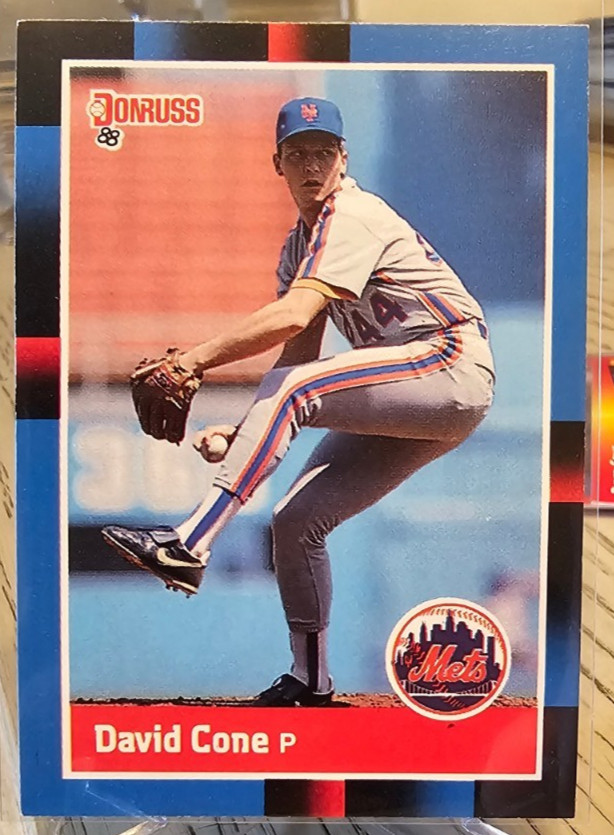 1988 Donruss David Cone #653 New York Mets