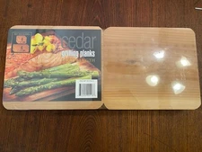Coastal Cuisine Cedar Grilling Planks Multi-length 8-Pack Western Red Cedar NEW