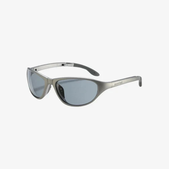 Montbell Outdoor Trekking Gafas de sol Plata Metálico Gris Claro / Nuevo