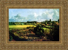 John Constable: Golding Constable Kitchen Garden 1815 | Framed Canvas