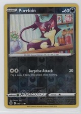Purrloin Reverse Foil Pokémon Sword & Shield Brilliant Stars #090