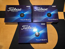 3 DOZEN BRAND NEW TITLEIST TOUR SOFT GOLF BALLS - WHITE
