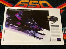 96 POLARIS INDY XLT Special Snowmobile Poster Vintage sled KICK BUTT
