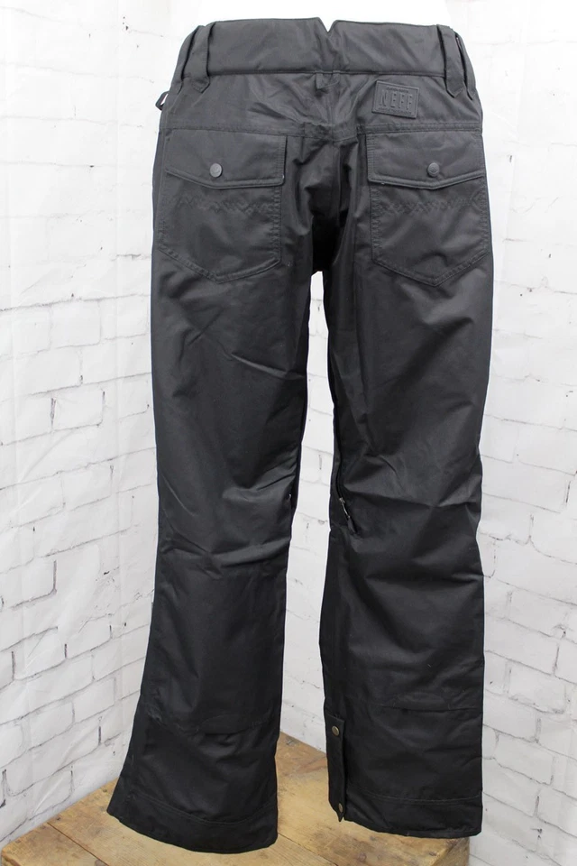Pantalones de Snowboard Neff Wendy, Para Mujer Medianos, Negros Nuevos Foto 3 de 4