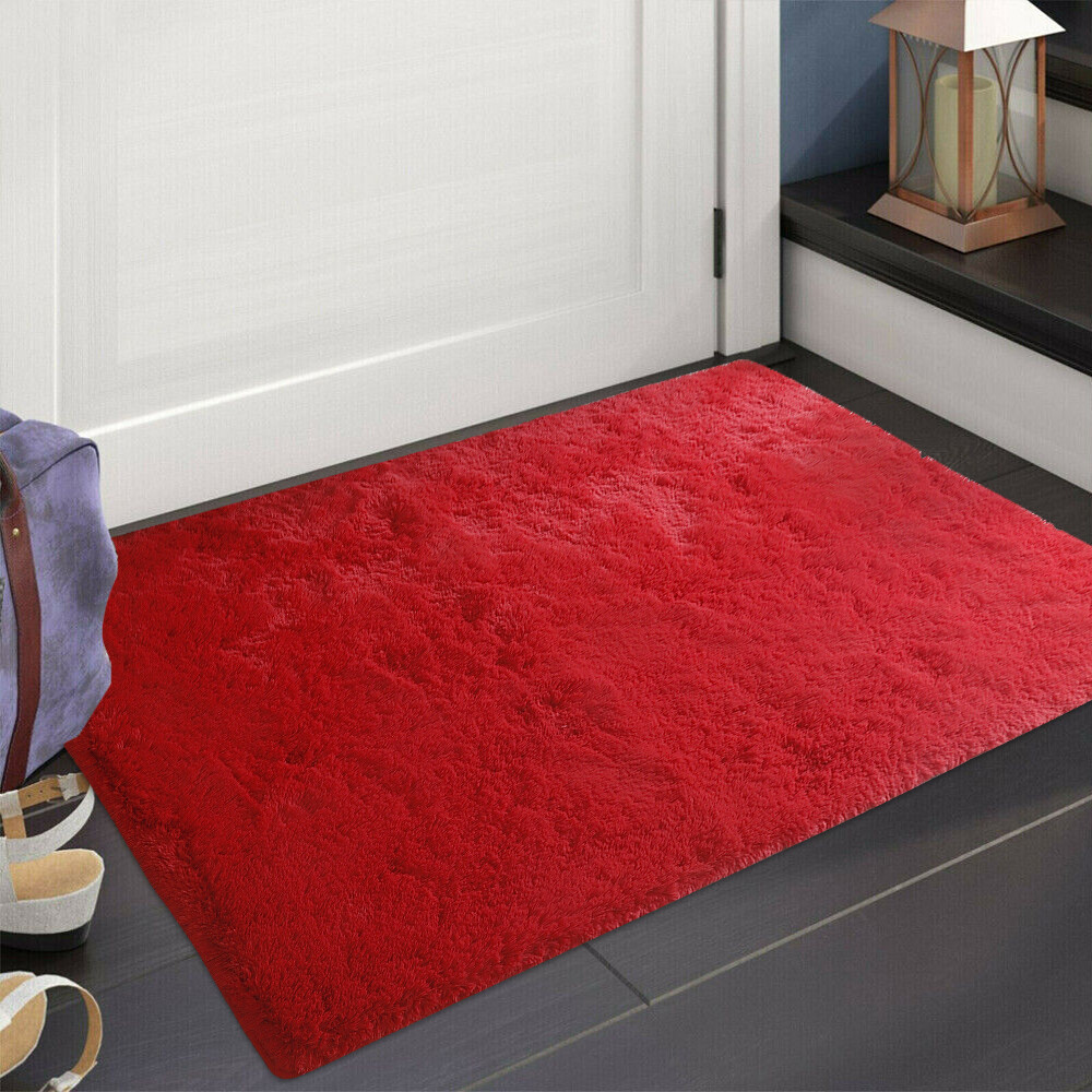 Non Slip Small Large Door Mat Shaggy Rug Indoor Outdoor Mats Washable
