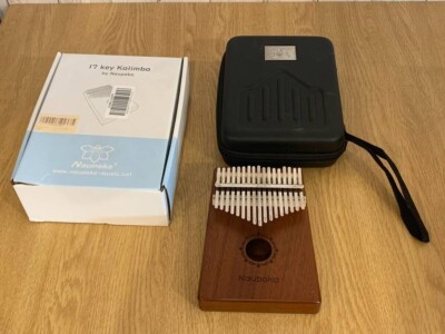 Kalimba 17 Tasten Set NauPaka gestimmte Tonleiter graviert gestimmter Daumen ...