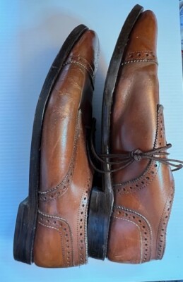 Allen Edmonds Sanford Leather Lace Ups In Oak Brown New! Allen Edmonds Sanford Cap Toe Derby Oxford Brown  main image 2