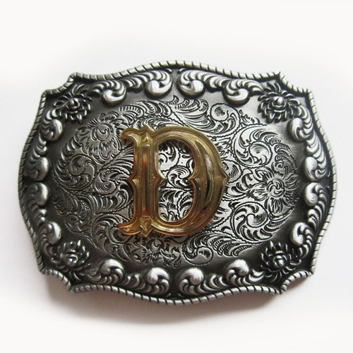 Hebilla de cinturón para letras vaquero vaquera estilo vintage también stock en los EE. UU. - Imagen 19 de 42