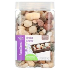 FloraCraft Vase Filler Rocks 5 pound Country Mix