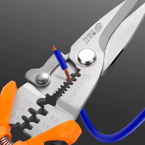 Multi Tool Pliers Crimping Pliers Wire Stripper Multi Functional Snap Ring