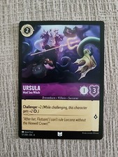 Disney Lorcana: Ursula's Return Ursula Mad Sea Witch Uncommon Foil 57/204