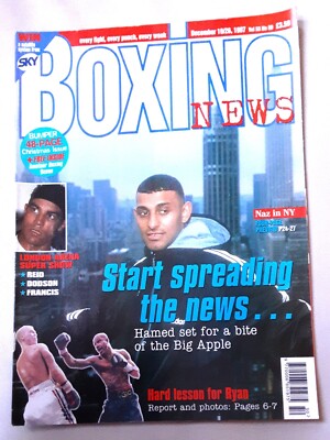 Boxing News Magazine 	DECEMBER 	19 / 26	1997   NASEEM HAMED	