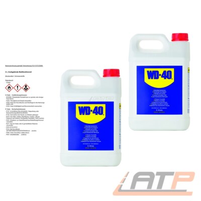 2x 5 L = 10 LITER WD-40 MULTIFUNKTIONSPRODUKT KRIECH SPRÜH SCHMIER ÖL MITTEL