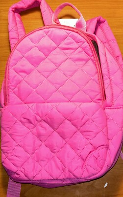 Basic Backpack Unisex Hot Pink Unbranded New