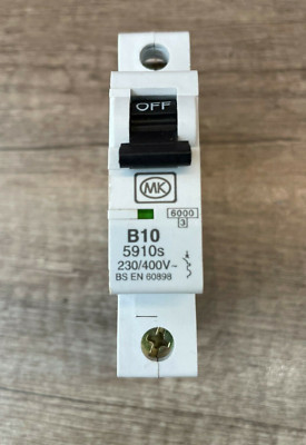 MK Sentry - 10A B10 Typ B Einpoliger MCB - 5910s Leistungsschalter
