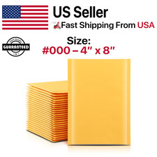  000 4x8 4x7 Kraft Bubble Mailers Padded Envelopes Mailing Shipping Bags