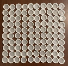100 Plastic Water Bottle Caps - Arts and Crafts