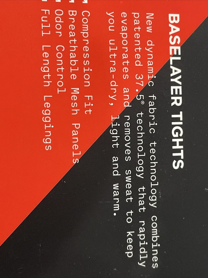 Mission Mens Realtree Xtra Tights Vapor Active Warming Base Layer Size Small - Image 4 of 4