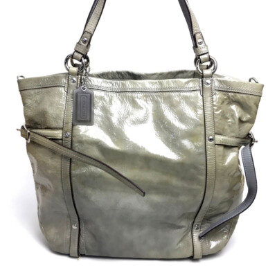 COACH 17065 Patent Andy Cinchid Tote Bag Shoulder Bag Patent