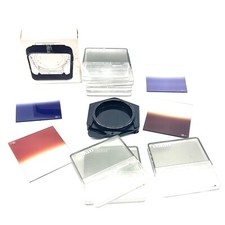 7 Vintage COKIN Series A Gradient Filters including 2 Fog filters, holder  Hood