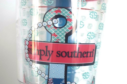 Simply Southern® Gold Anchors 24oz Tumbler by Tervis