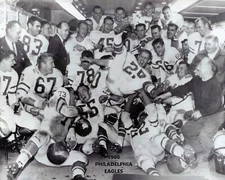 1960 Philadelphia Eagles Team Football Nfl Champs Celebration 8x10 PHOTO PRINT