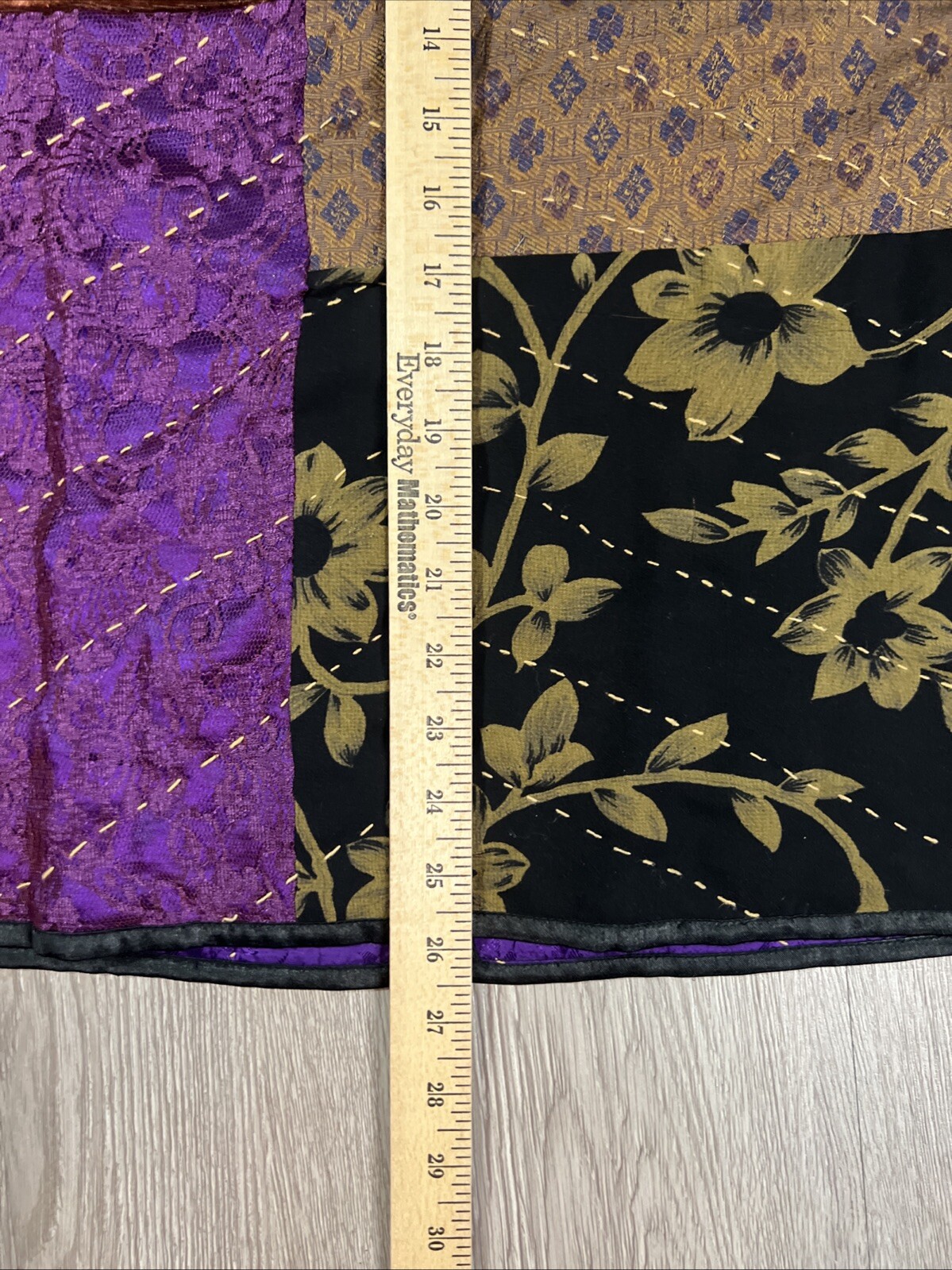 Indigo Moon Embroidered Tapestry Patchwork Jacket… - image 15