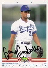 Gary Carabello Signed Auto 1992 Classic Best Card #176 Baseball City Royals MLB